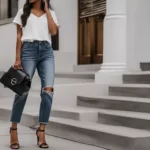 casual wear with heels