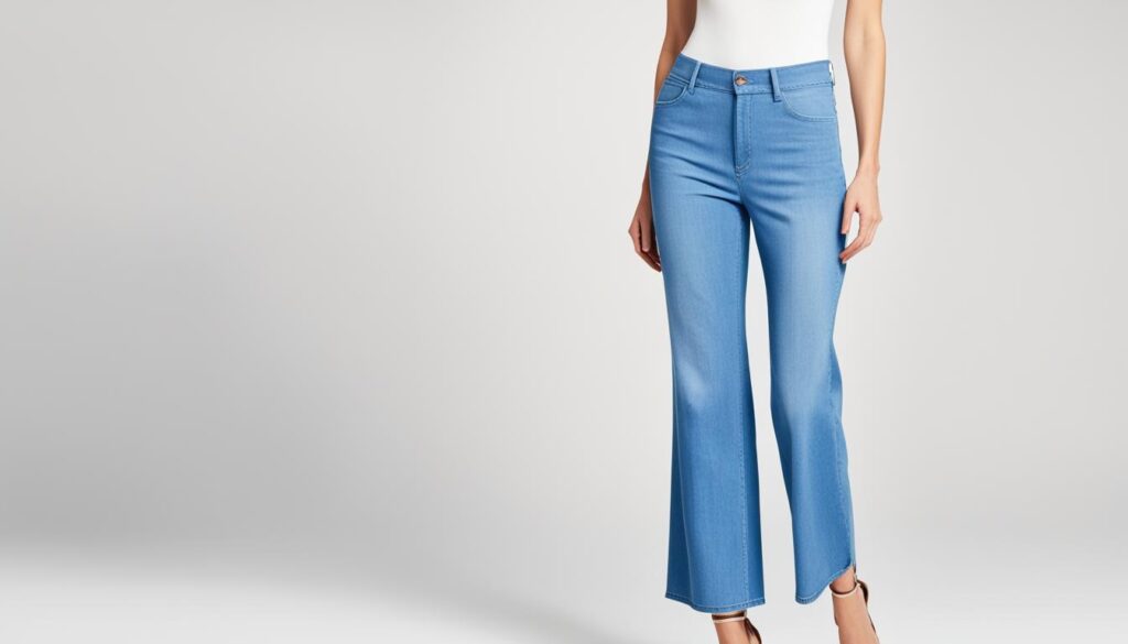 wide-leg jeans