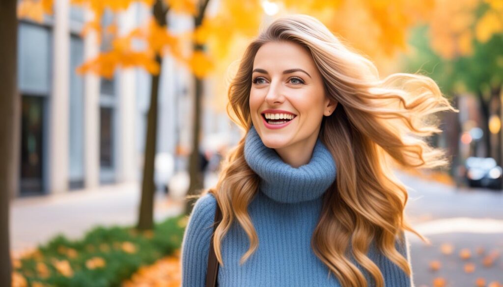wide-leg jeans for cooler days