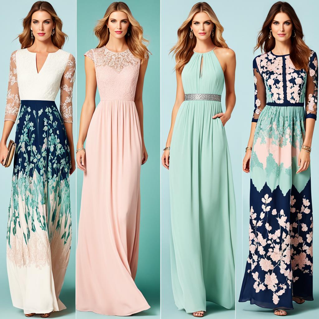 elegant maxi dresses with sleeves