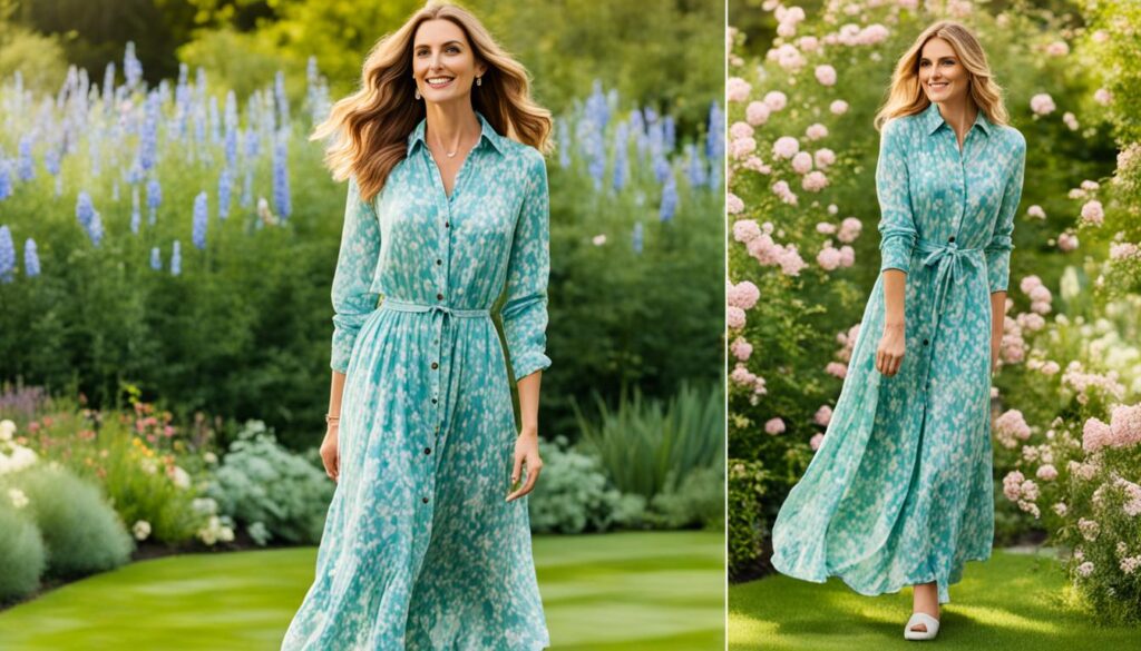 maxi shirt dress