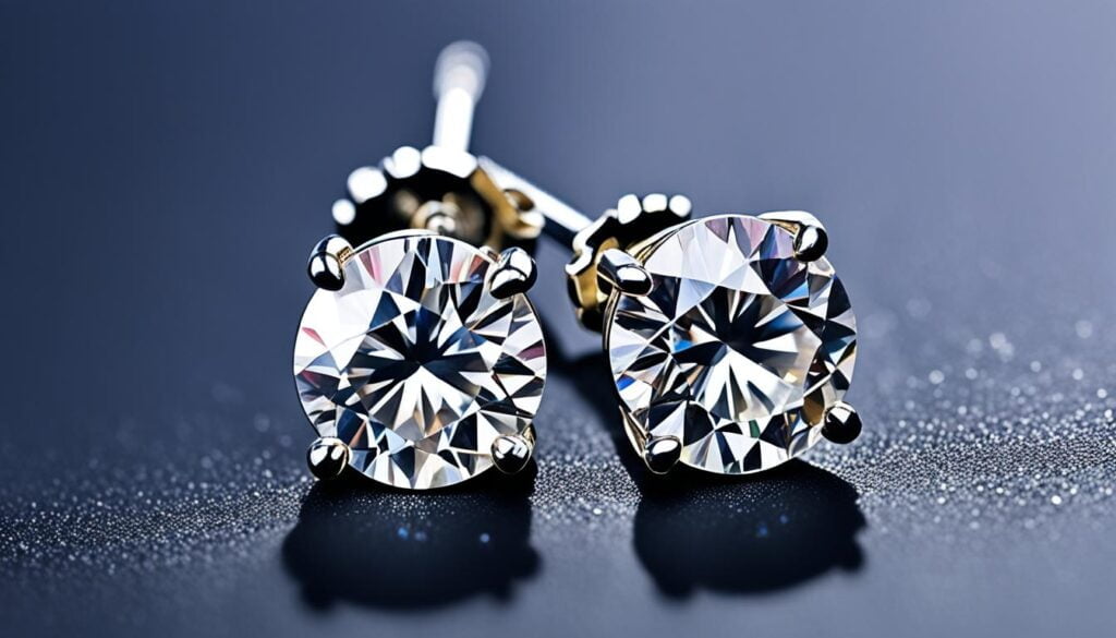 classic diamond stud earrings