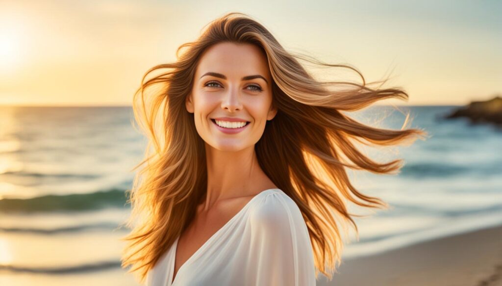 soft waves for long straight hair