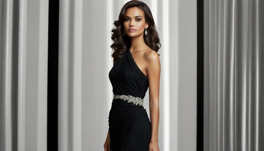 stylish outfit for black tie event
