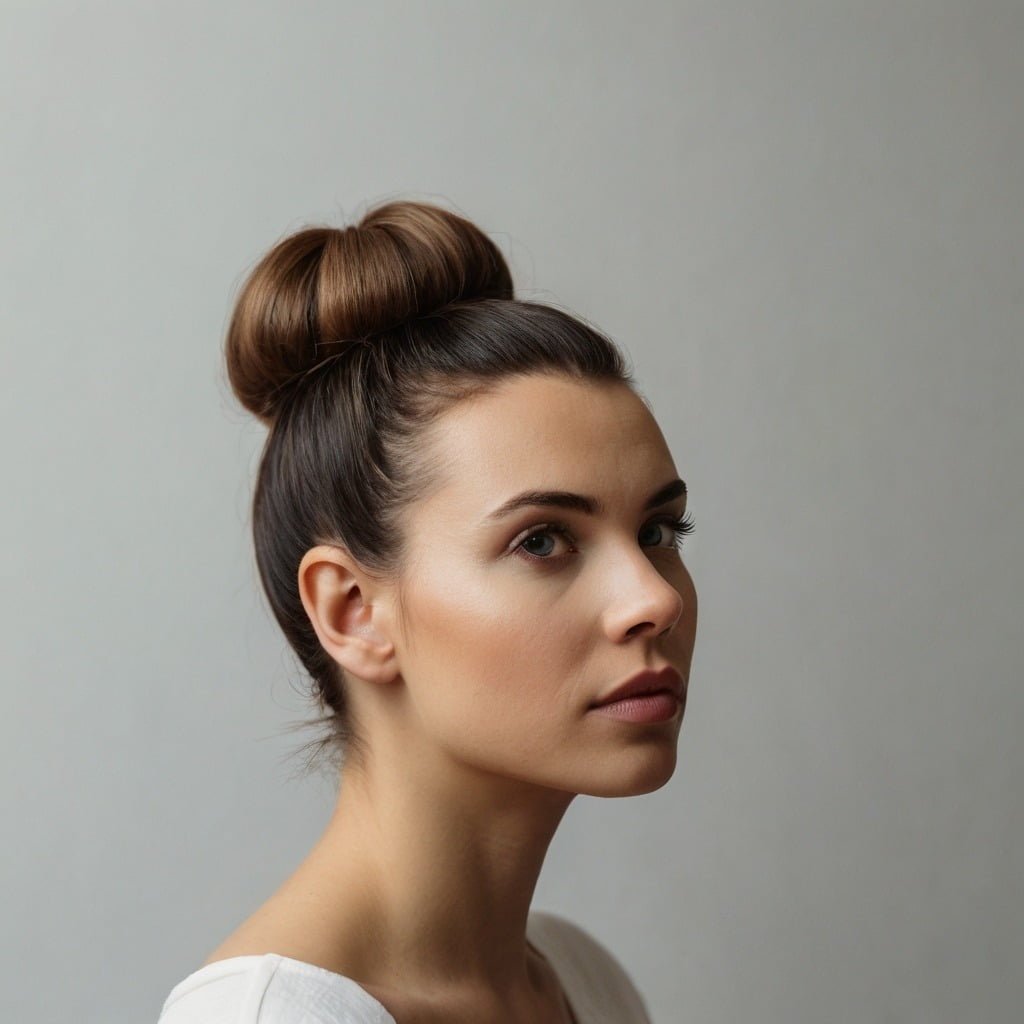 updos for straight hair