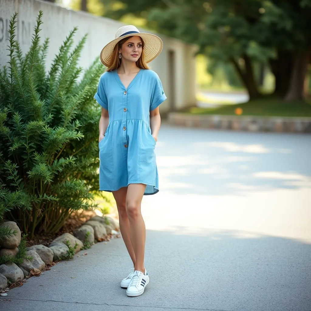 flattering linen dresses for different body types