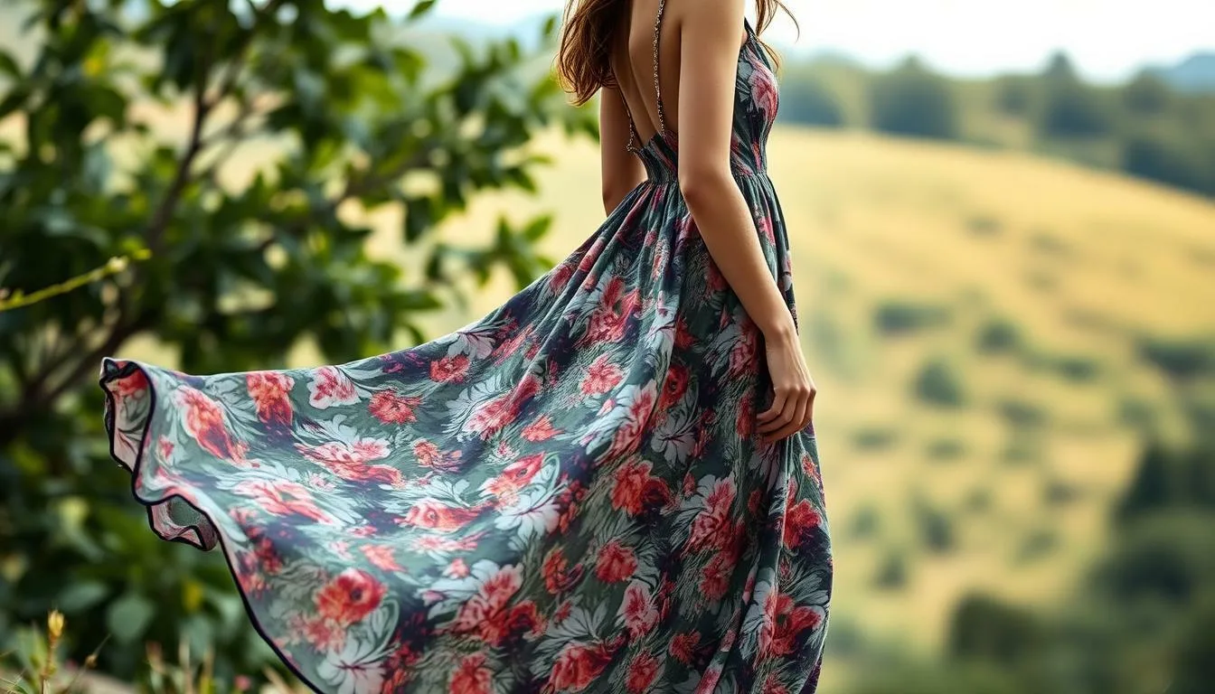 Flowy maxi dress