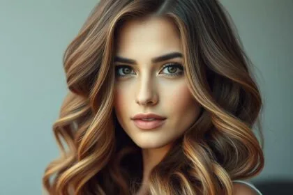 Voluminous waves hairstyle