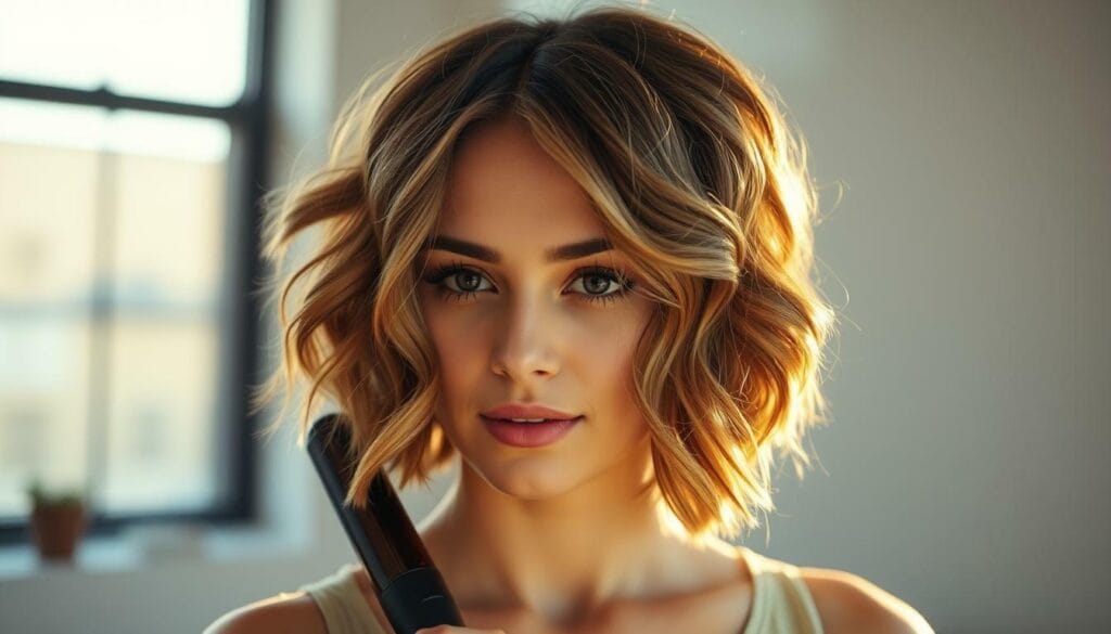 styling voluminous waves