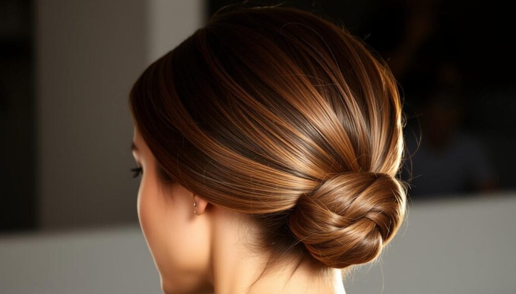 Sleek Hair Updo with Ponytail Foundations Sleek Hair Updo with Ponytail Foundations
