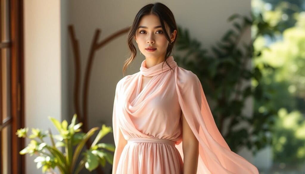 chiffon dress