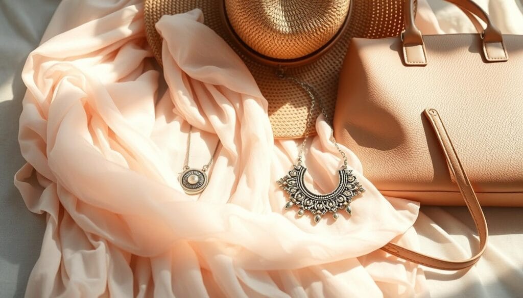 chiffon dress accessories