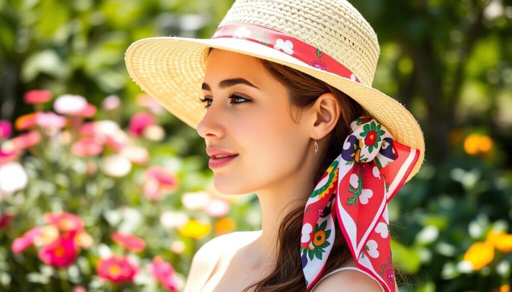 fashionable hair scarf looks