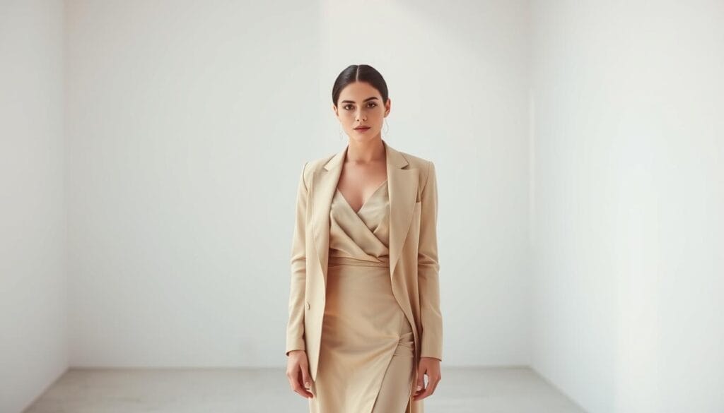 celebrity-inspired monochrome beige outfits