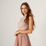 pleated midi skirts