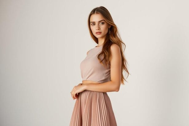 pleated midi skirts