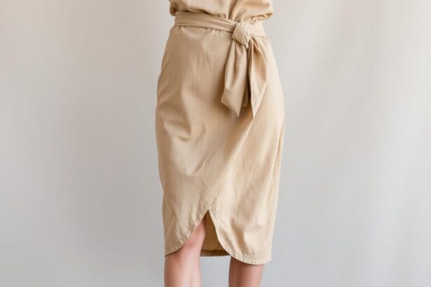 Minimalist Midi Wrap Skirt