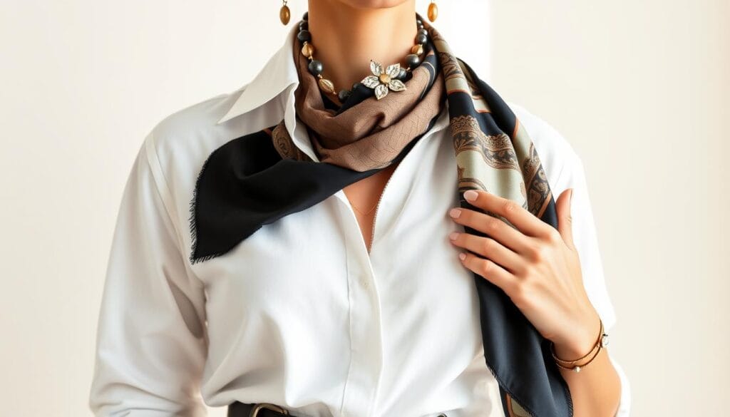 accessorizing for impact belts scarves and jewelry for chic white shirt styles accessorizing for impact belts scarves and jewelry for chic white shirt styles