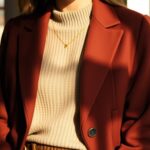 cropped wool blazer