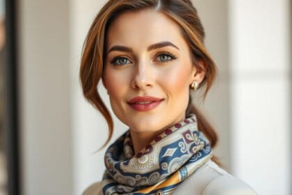 silk neck scarf