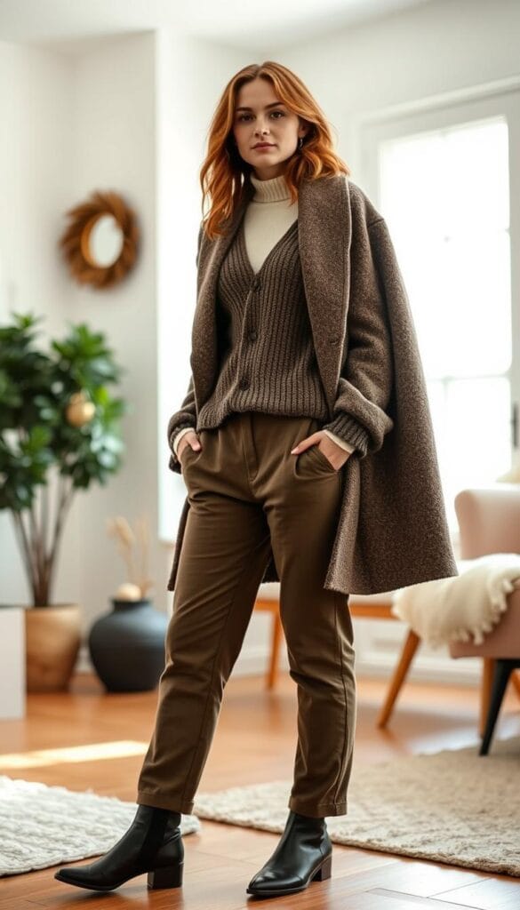 Cold-Weather Layering with Classic Cotton Pants Cold-Weather Layering with Classic Cotton Pants