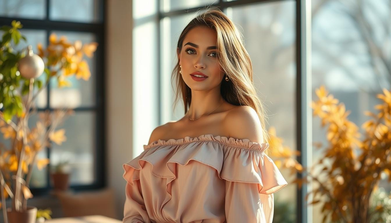 Off-Shoulder Blouse