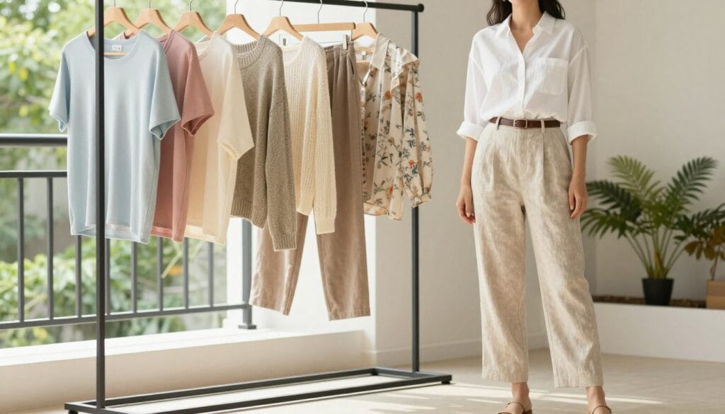Styling Tops with Linen Trousers Styling Tops with Linen Trousers