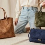 suede handbags