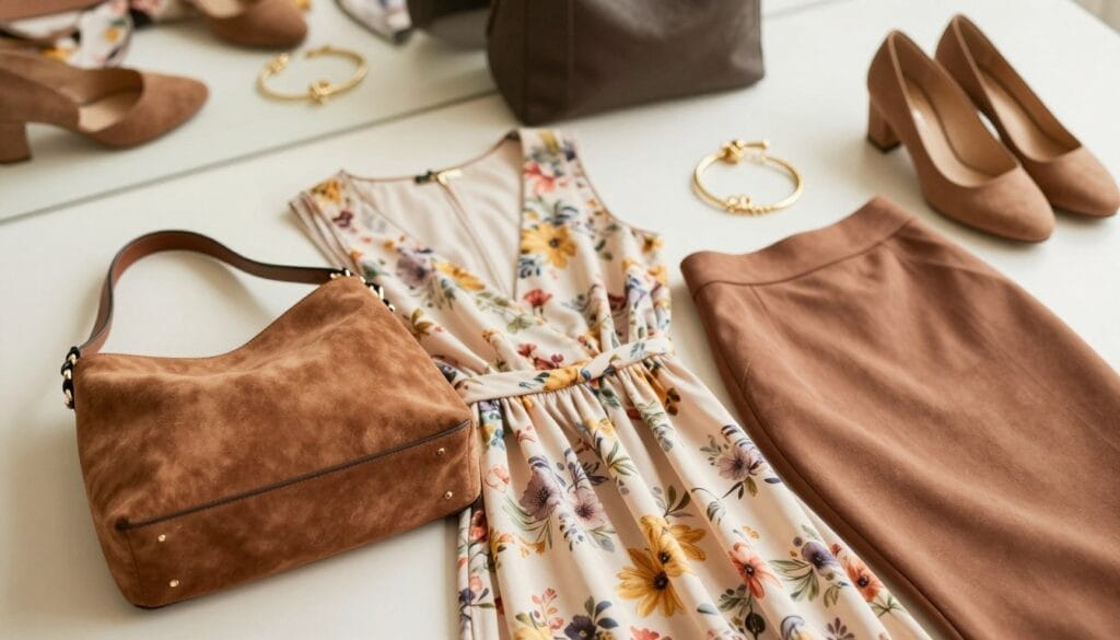 suede shoulder bags with dresses and skirts suede shoulder bags with dresses and skirts