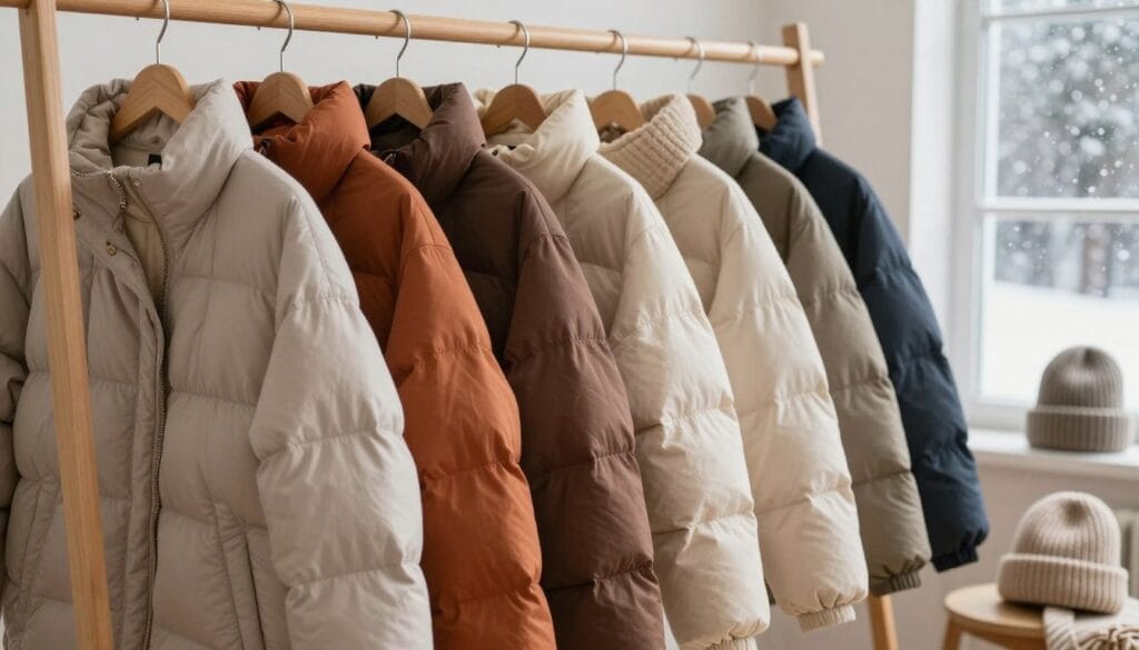 cozy quilted puffer jackets