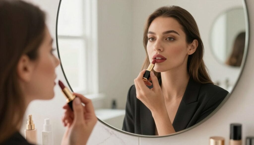 matte lipstick application matte lipstick application