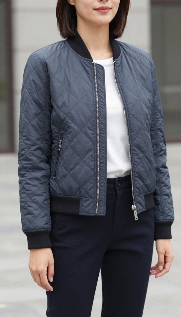 quilted bomber jackets