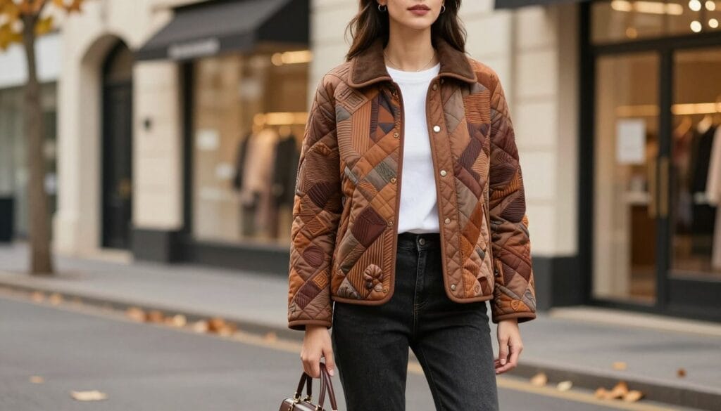 quilted outerwear
