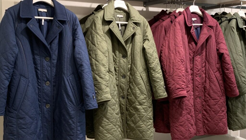stylish quilted coats