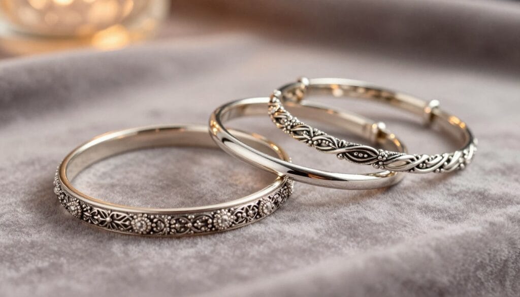 silver bangles silver bangles