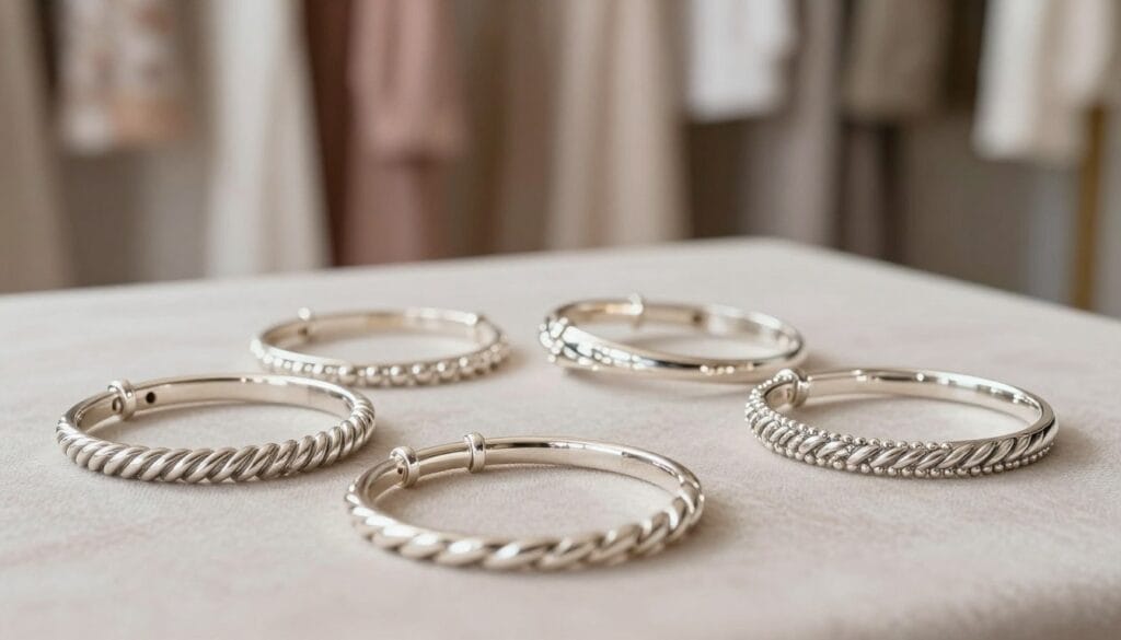 silver bangles silver bangles