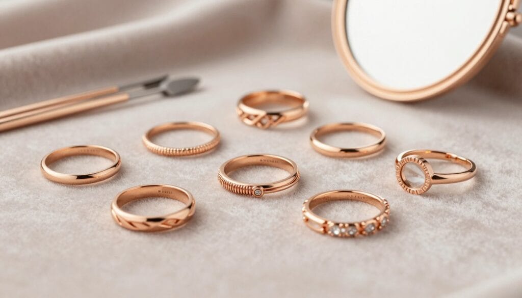designer rose gold rings styling guide designer rose gold rings styling guide