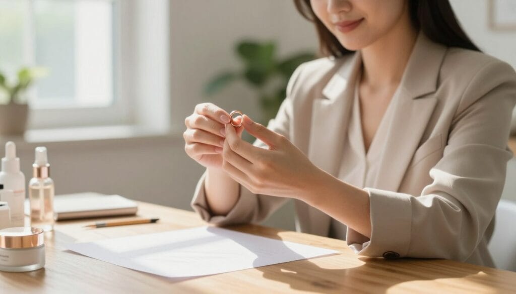easy at-home undertone test for choosing rose gold rings easy at-home undertone test for choosing rose gold rings