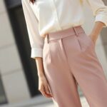 cropped wide pants