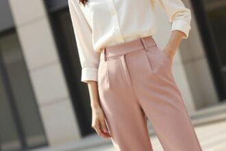 cropped wide pants