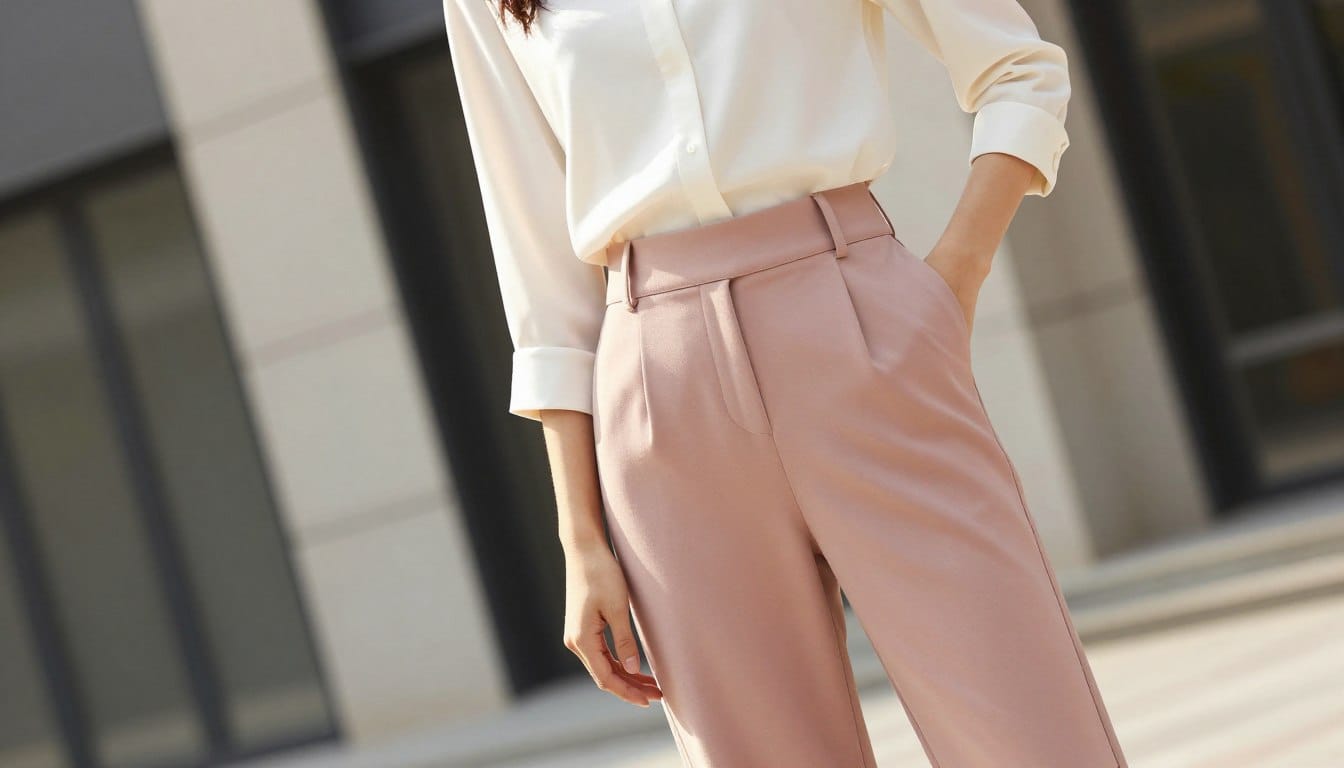 cropped wide pants