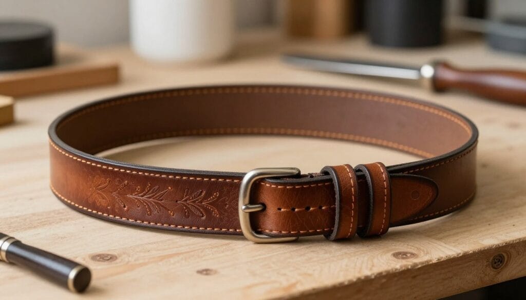 handmade leather belt handmade leather belt