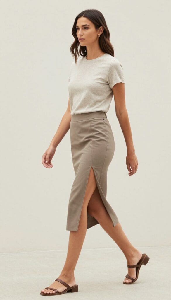 high leg slit skirt high leg slit skirt