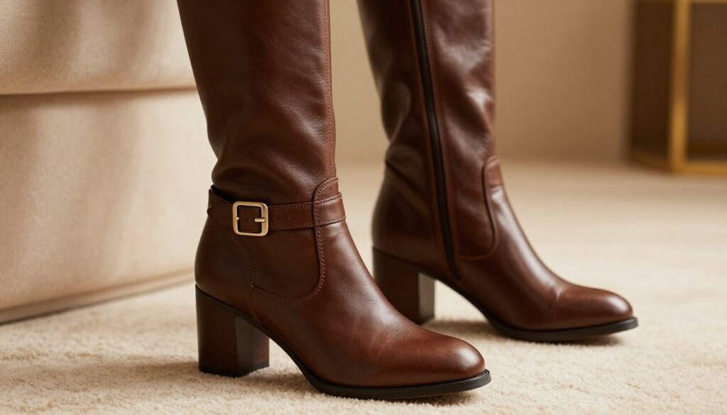 long boots design details