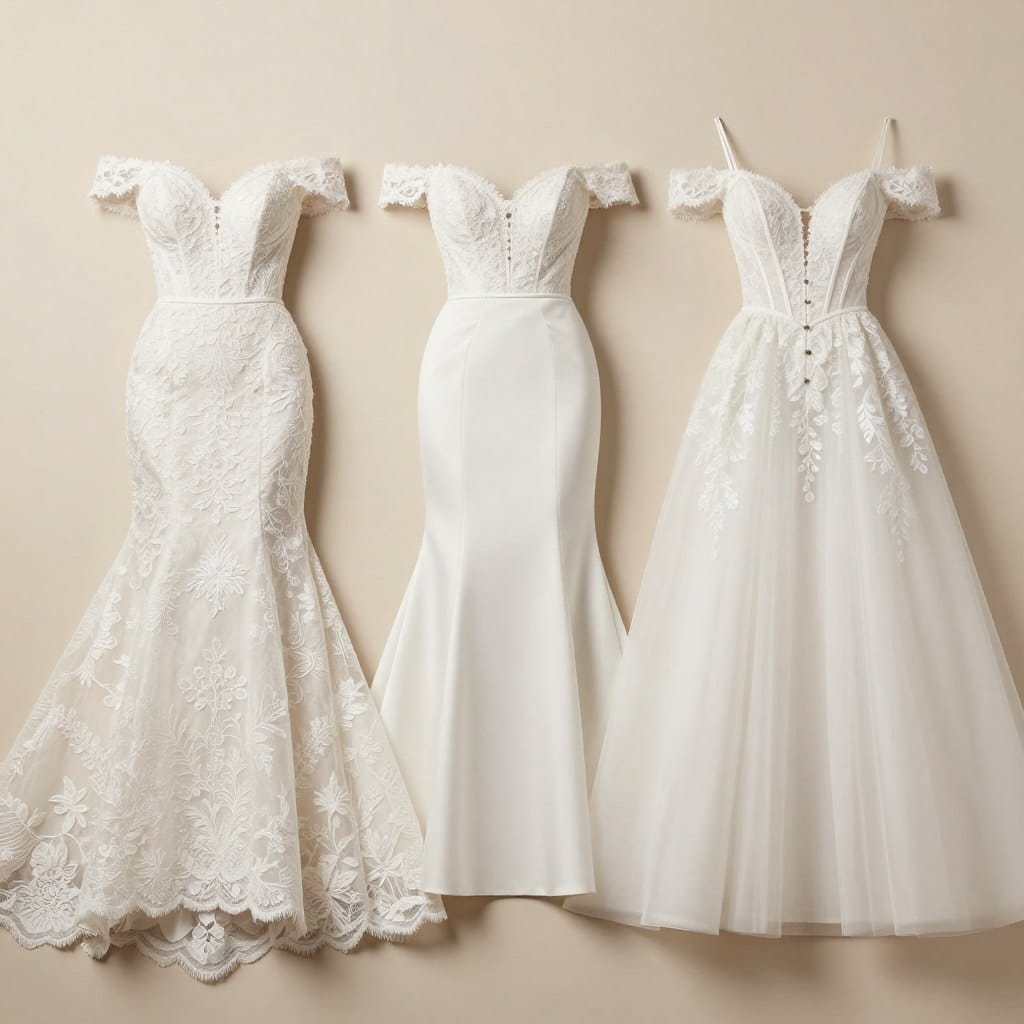 off-the-shoulder wedding dress off-the-shoulder wedding dress