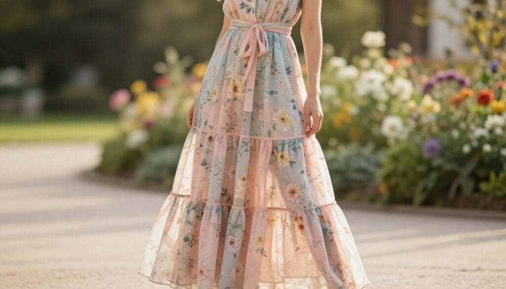 long tiered dress long tiered dress