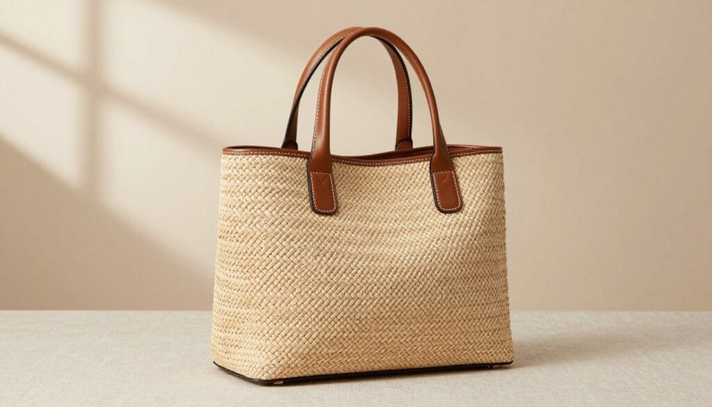 natural fiber handbag in raffia natural fiber handbag in raffia