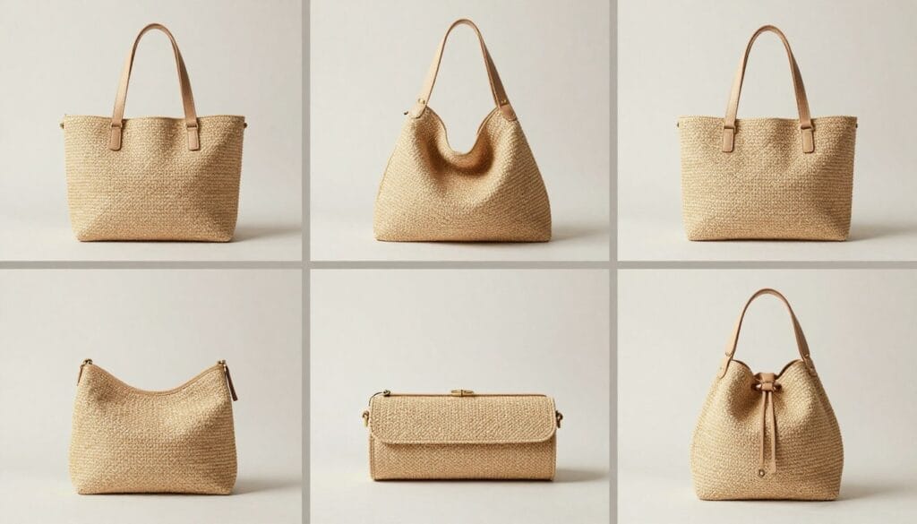 raffia handbags silhouette guide raffia handbags silhouette guide