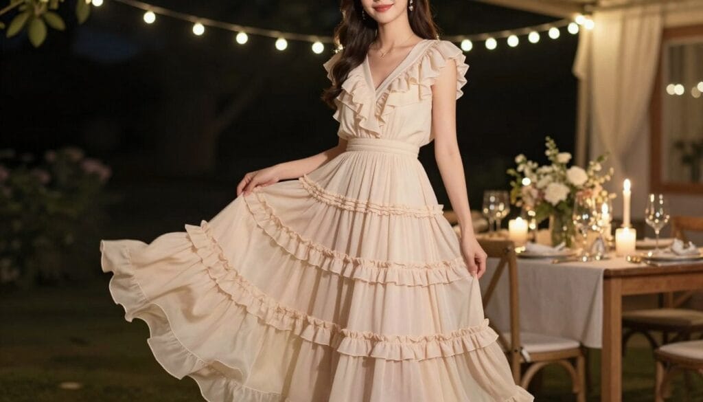 tiered ruffle maxi dress tiered ruffle maxi dress