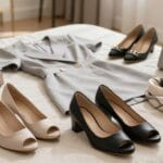 peep-toe shoes